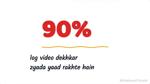 Big Number statistic whiteboard animation template preview