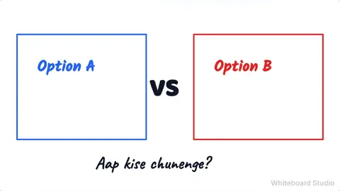 Comparison versus whiteboard animation template preview